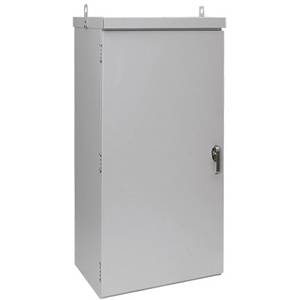 60 x 52 x 24, Hoffman A60R5224FSLP WEATHERPRO™ Pad Mount Enclosure, NEMA 3R/IP32, 14 Gauge Steel, 2-Door