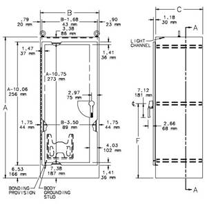 72.06 x 36.06 x 24.06, Hoffman A723624SSFSN4 Freestanding Enclosure, NEMA 3/3R/4/4X/12/13/IP66, 304 Stainless Steel, 1-Door