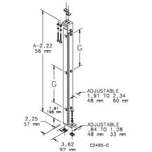 Pentair A72FSCPS Enclosure Panel Support