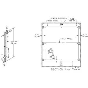 Pentair A72P48F1 Enclosure Panel