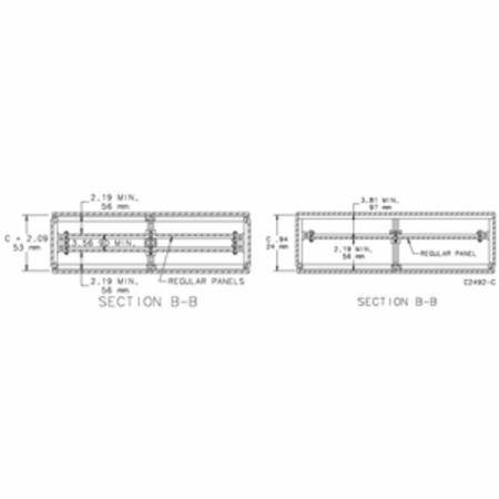 Pentair A72P48F1 Enclosure Panel