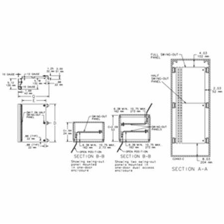 Pentair A72SP36F4 Enclosure Panel