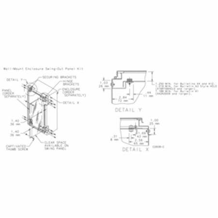 Pentair ANADFK Wall Mount Enclosure Kit