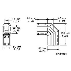 Pentair CCS2EHDLG COMPACT™ Enclosure Pendant Arm Elbow