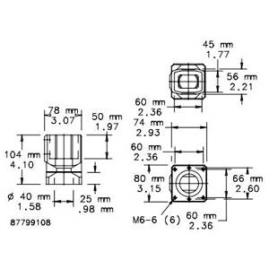 Pentair CCS2FCLG COMPACT™ Enclosure Pendant Arm Flange Coupling