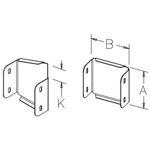2" x 2" Pentair CT22CPSS Cable Tray Closure Plate