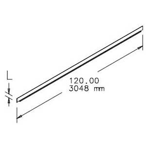 3" x 3" x 2.13" Pentair CT33DSS CLEAN TRAY™ Cable Tray Section