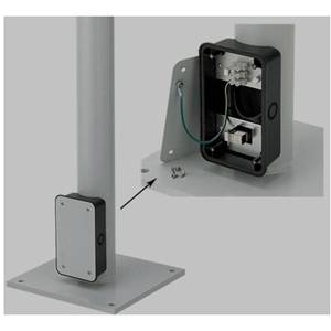 11.9 x 11.9 x 74, Hoffman FLOORPOST Floor Post and Junction Box, Steel