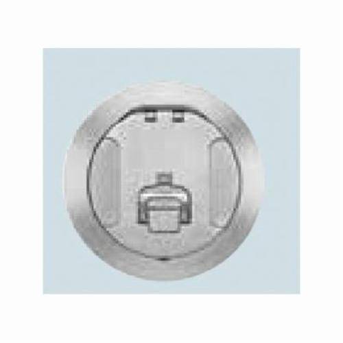 PREMISE WIRING SystemOne™ S1R6CVRALU Fire Rated Poke Through Cover, 7-1/2 in Dia, Die Cast Aluminum