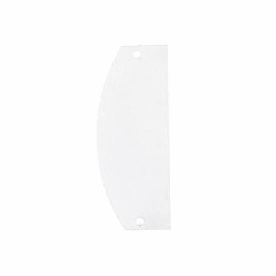 Wiring Device-Kellems SystemOne ScrubShield® S1R8PSPU Blank Perimeter Standard Sub Plate, 4 in L x 1.58 in W x 0.06 in D, Steel
