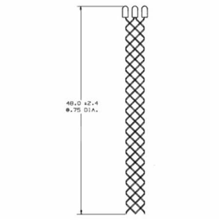 48" Mesh, Hubbell Incorporated 01304017 Cable Splicing Grip, 7500 Lb Breaking Strength