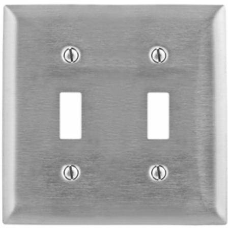 2-Gang, Hubbell Wiring Device-Kellems97102 Wallplate,