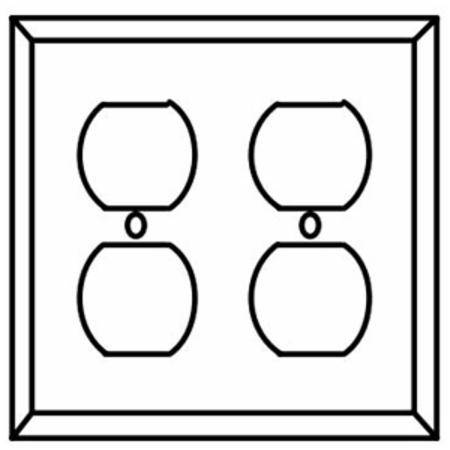 2-Gang, Hubbell Wiring Device-Kellems97102 Wallplate,