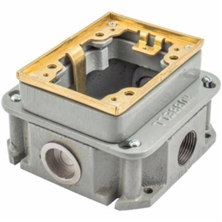 1-Gang, Square, Hubbell Incorporated B2437 ScrubShield® Floor Box