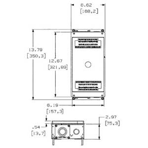 2-Gang, Rectangular, Hubbell Incorporated CFB2G30CR Floor Box