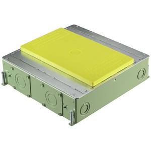 4-Gang, Rectangular, Hubbell Incorporated CFB4G30CR Floor Box