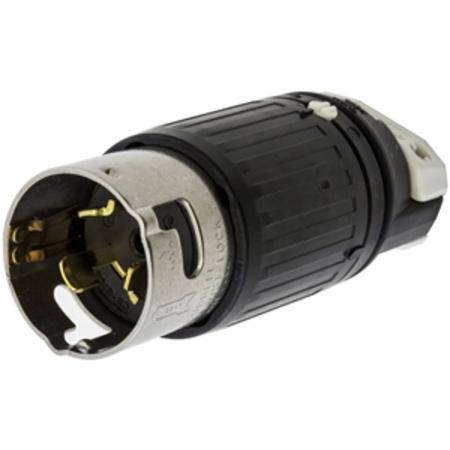 480 VAC 50 A Non-NEMA, Hubbell Incorporated CS8156C Locking Device Connector