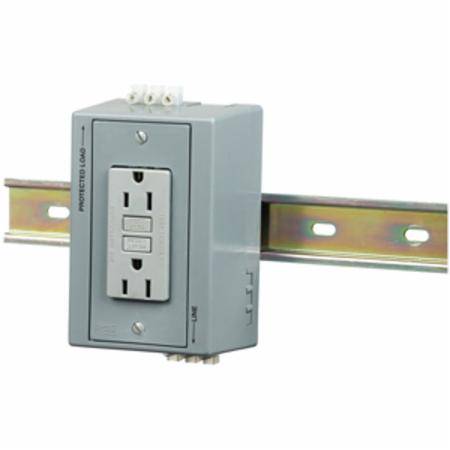 125 V 15 A, Nema5-15R, Hubbell Incorporated DRUBGFI15 Duplex Receptacle Utility Box