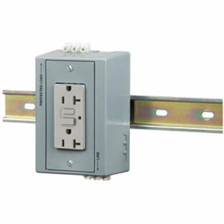 125 V 20 A, Nema 5-20R, Hubbell Incorporated DRUBGFI20 Duplex Receptacle Utility Box