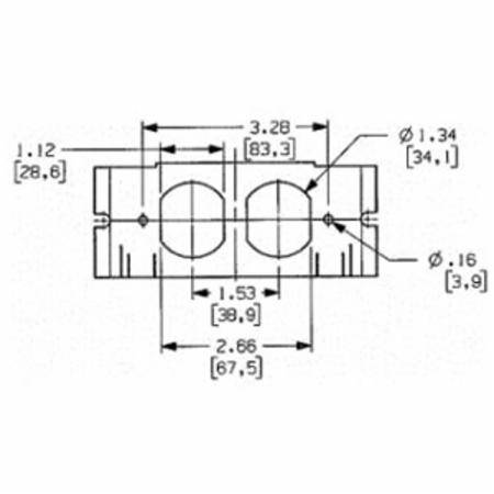 1-Gang, Hubbell Incorporated FBMPDUP Floor Box Mounting Plate,
