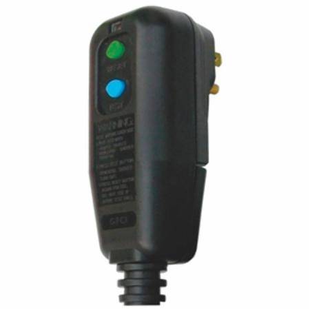 125 VAC 15 A 5-15P, Hubbell Incorporated GFP515M Circuit Guard® Straight Blade GFCI Plug, Black