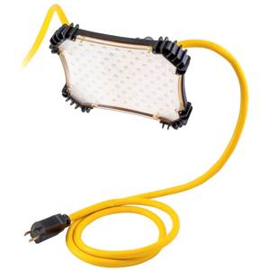 125 V, 15 A, Hubbell Incorporated HBL182S20LED LED Stringer Light, 20' Cord, SJTW, 2-Conductor