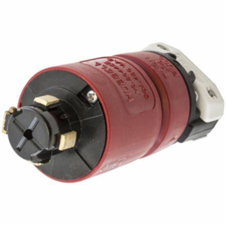 480 VAC 30 A , Hubbell Incorporated HBL20445B Twist-Lock® Locking Device Current Interrupting Plug