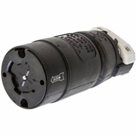 600 VAC 30 A Non-NEMA, Hubbell Incorporated HBL21414B Twist-Lock® Locking Device Current Interrupting Connector