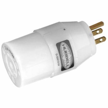 125 VAC 15 A 5-15P/L5-15R, Hubbell Incorporated HBL2271 Plug Adapter