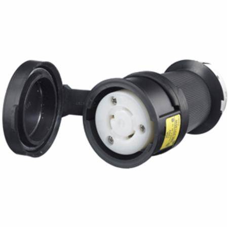 125 VAC 20 A L5-20R, Hubbell Incorporated HBL2313SW Twist-Lock®, Safety-Shroud® Locking Device Connector