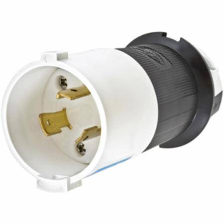 250 VAC 20 A L6-20P, Hubbell Incorporated HBL2321S Twist-Lock®, Safety-Shroud® Locking Device Plug