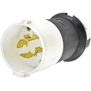 480 VAC 20 A L16-20P, Hubbell Incorporated HBL2431S Twist-Lock®, Safety-Shroud® Locking Device Plug
