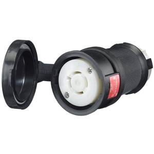480 VAC 20 A L16-20R, Hubbell Incorporated HBL2433SW Twist-Lock®, Safety-Shroud® Locking Device Connector