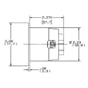 480 VAC 20 A L16-20P, Hubbell Incorporated HBL2435 Twist-Lock®, Insulgrip® Locking Device Flanged Inlet