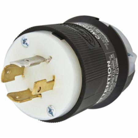 347/600 VAC 20 A L20-20P, Hubbell Incorporated HBL2461 Twist-Lock®, Insulgrip® Locking Device Plug