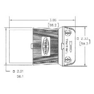 120/208 VAC 20 A L21-20R, Hubbell Incorporated HBL2513 Twist-Lock®, Insulgrip® Locking Device Connector