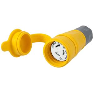 250 V 15 A L6-15R, Hubbell Incorporated HBL25W49 Twist-Lock® Locking Device Connector