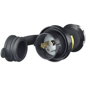 125 VAC 30 A L5-30P, Hubbell Incorporated HBL2611SW Twist-Lock®, Safety-Shroud® Locking Device Plug