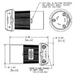 125 VAC 30 A L5-30R, Hubbell Incorporated HBL2613 Twist-Lock®, Insulgrip® Locking Device Connector