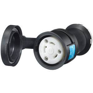 250 VAC 30 A L6-30R, Hubbell Incorporated HBL2623SW Twist-Lock®, Safety-Shroud® Locking Device Connector