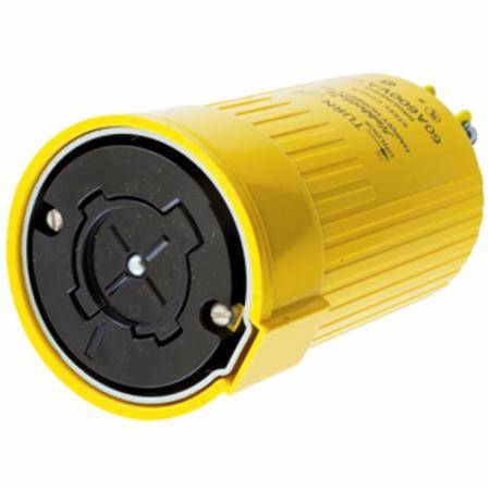 600 VAC 60 A Non-NEMA, Hubbell Incorporated HBL26418 Twist-Lock® Locking Device Current Interrupting Connector