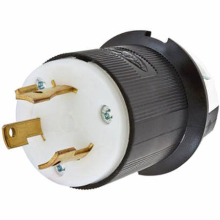 480 VAC 30 A L8-30P, Hubbell Incorporated HBL2641 Twist-Lock®, Insulgrip® Locking Device Plug