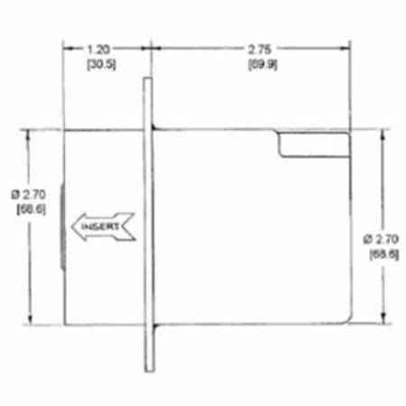 600 VAC 60 A Non-NEMA, Hubbell Incorporated HBL26422 Twist-Lock®, Hubbellock® Locking Device Flanged Inlet