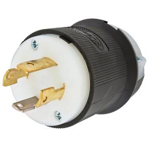 125/250 VAC 30 A L14-30P, Hubbell Incorporated HBL2711 Twist-Lock®, Insulgrip® Locking Device Plug