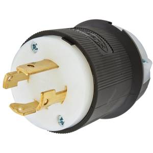250 VAC 30 A L15-30P, Hubbell Incorporated HBL2721 Twist-Lock®, Insulgrip® Locking Device Plug