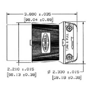 250 VAC 30 A L15-30R, Hubbell Incorporated HBL2723 Twist-Lock®, Insulgrip® Locking Device Connector