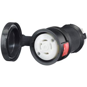 480 VAC 30 A L16-30R, Hubbell Incorporated HBL2733SW Twist-Lock®, Safety-Shroud® Locking Device Connector