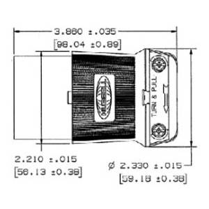 480 VAC 30 A L16-30R, Hubbell Incorporated HBL2733 Twist-Lock®, Insulgrip® Locking Device Connector