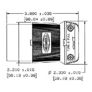 600 VAC 30 A L17-30R, Hubbell Incorporated HBL2743 Twist-Lock®, Insulgrip® Locking Device Connector