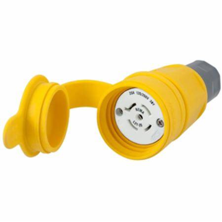 120/208 VAC 20 A L21-20R, Hubbell Incorporated HBL27W81 Twist-Lock® Locking Device Connector